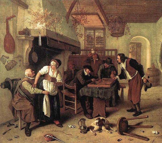 Interior of an inn, Jan Steen